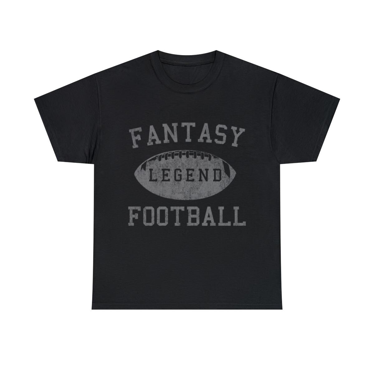 Retro Fantasy Football Legend Graphic Tee Shirt, S-5XL XXXXL