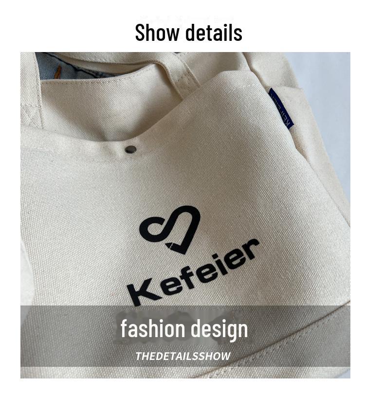 Women's Large Canvas Shoulder Bag - 2023 High-End Commuter Tote for College Students