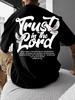 Trust In The Lord Dove Script Oversized Tee