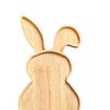 Rabbit Shaped Charcuterie Board Kitchen Chopping Board Platter Rabbit Shaped for Fruit Salad Cake Housewarming Gift Easter