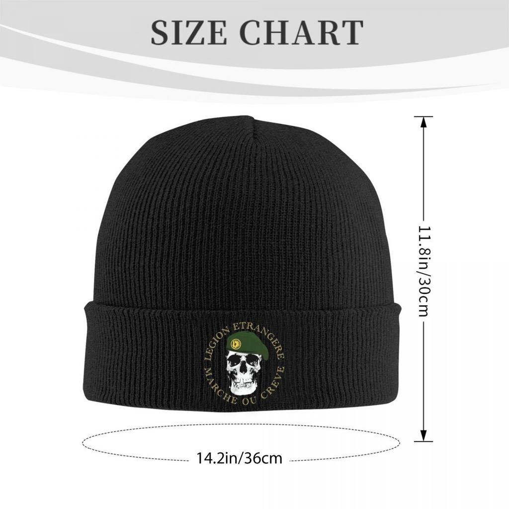Legion Etrangere Foreign Warm Knitted Cap Hip Hop Bonnet Hat Autumn Winter Outdoor Beanies Hats for Unisex Adult