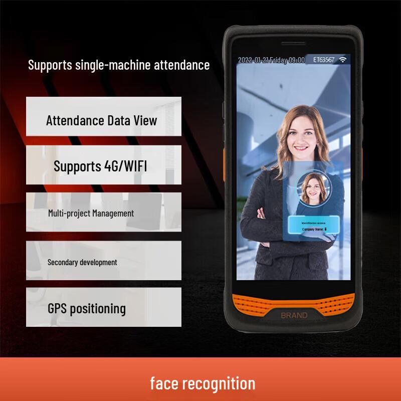 

Portable Facial Recognition Attendance & Access Control System CN plug (adapter included)