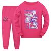 Children's Summer Sports T-shirt And Pants Two-piece Sportswear Set Long Sleeve Printed Suit
