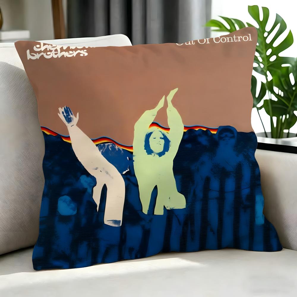 Band The CChemical BBrothers Cushion Cover Cushion Cover Set Pcs X X X Pillowcase Decorative Sofa Home Decor