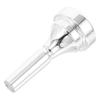 Brass Cornet In Bb Mouthpiece Cornet Replacement Accessory Metal Mouthpiece for Professional and Beginner Players Cornet Part