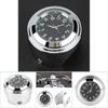 7 8  1  Motorcycle Handlebar Mount Watch Precise Time Keeping Dial Clock (Black)