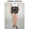 UR2026 Women's 3D Plaid Bowknot Mini Skirt