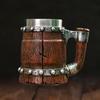 Bar Restaurant Mug Barrel Drinkware with Handle Coffee Medieval for Party