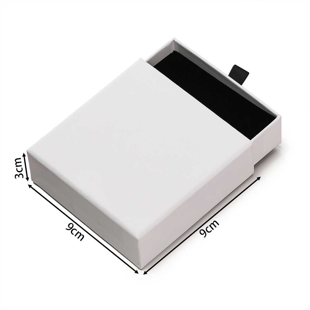 Creative Drawer Jewelry Packaging Box Necklace Ring Earing Bracelet Storage Organizer Display Stand Solid Color Paper Gift Boxes