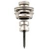 Musiclily Pro Stahlgitarrengurt mit Sicherungsstiften für E-Gitarren und Bässe, Nickel (2er Set)