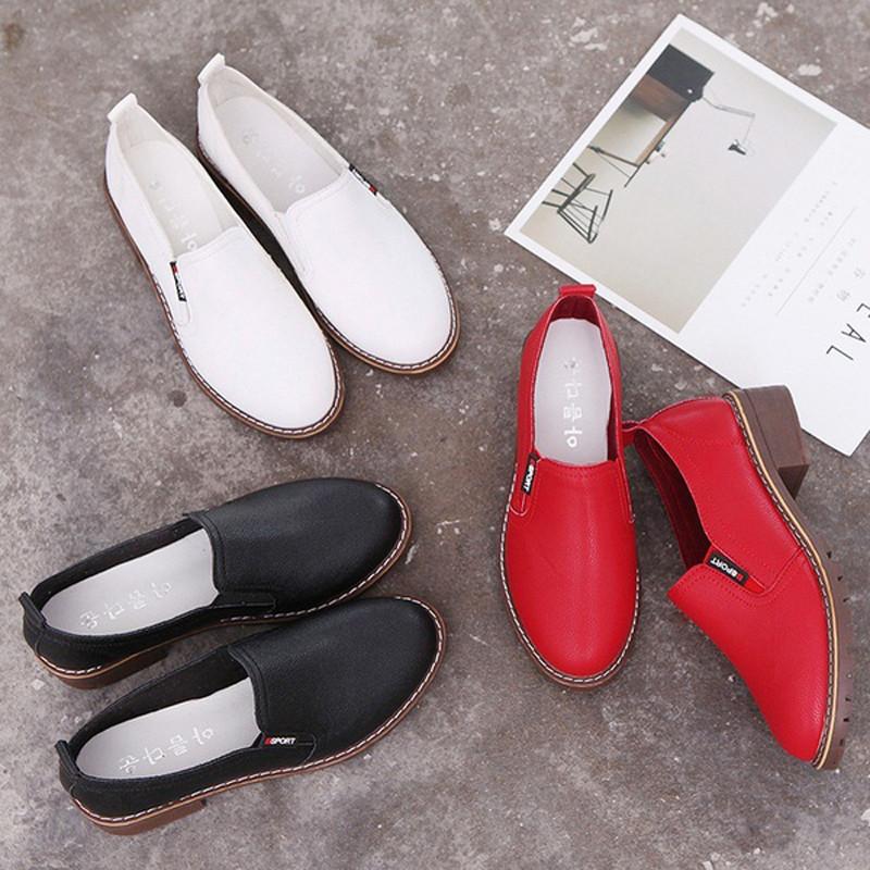 Arrival Women New Fashion Flat Shoes Oxford Shoes Genuine Leather Shoes