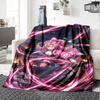 1pc Mitsuri Kanroji Blanket, Gift, for Men and Women, Soft Blanket, Good for Sofa Bed Couch Travel, Lightweight Flannel Blanket