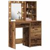 Makeup Table 2 pcs Brown 50 x 41 x 135 cm Particleboard