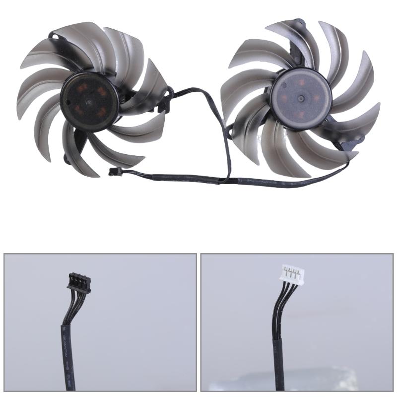 80mm 12V 4Pin Graphics Card Cooling Fan for RTX3060 Ti 3070 3070Ti 3080 3080Ti Coolers VGA Fan as Fan Replacement TH8015S2H-PCC01
