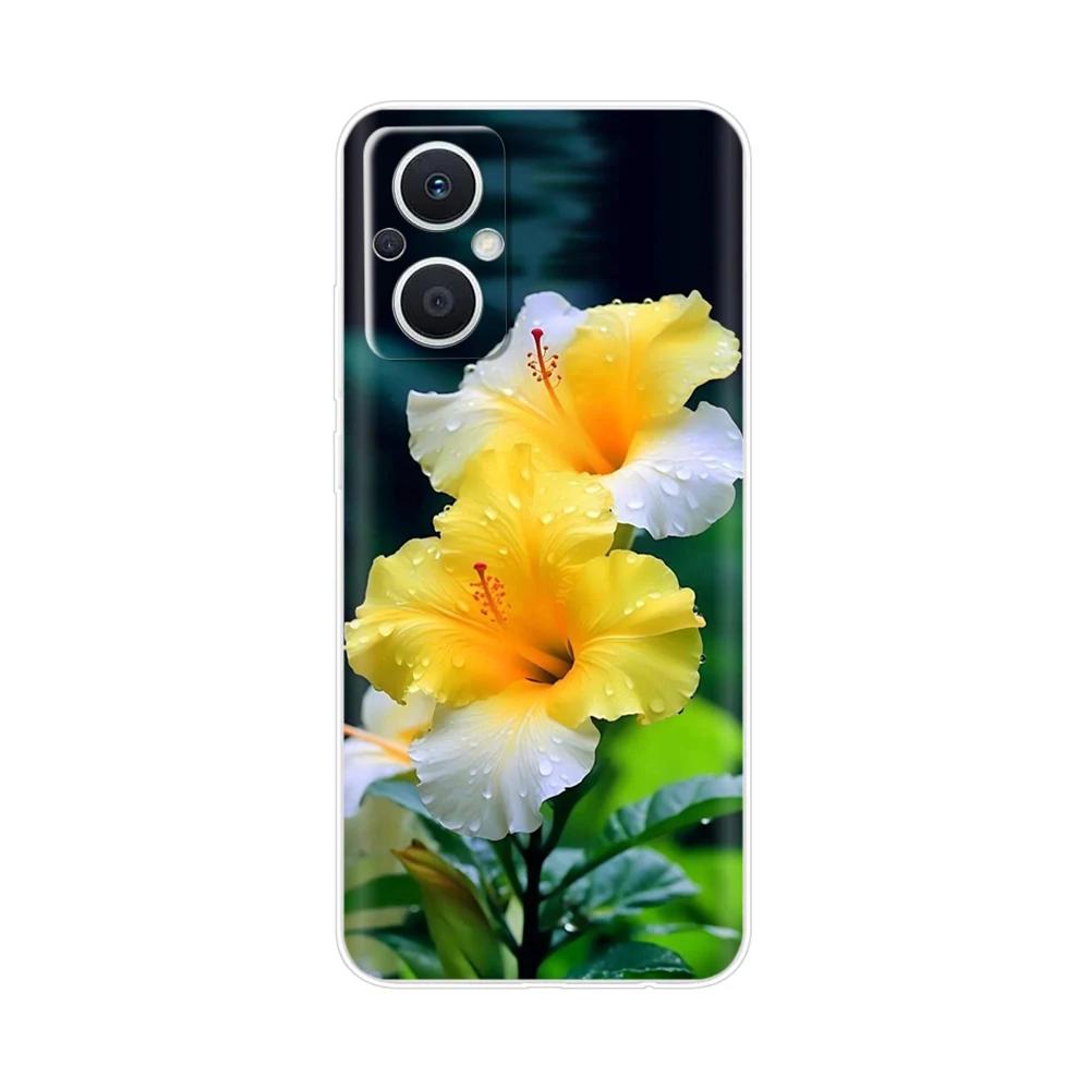 Transparent Case For Xiaomi Poco M5 M5S Cover Cartoon Flower Soft TPU Shockproof Funda For Poco M 5 S PocoM5 Bags Clear Bumper