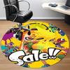 1pc Splatoon Office Round Area Rug, Under Office Chairs Bedroom Living Room Home Decor, Room Deco, Available In Various Sizes282