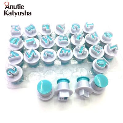 10/26pcs DIY Alphabet Plastic Cookie Baking Upper Lowercase Letter Cookie Biscuit Molds Kitchen Tool