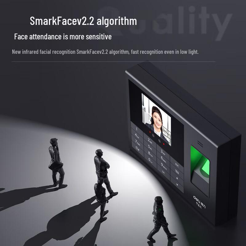 Deli Smart Cloud Time Clock CN plug (adapter included)