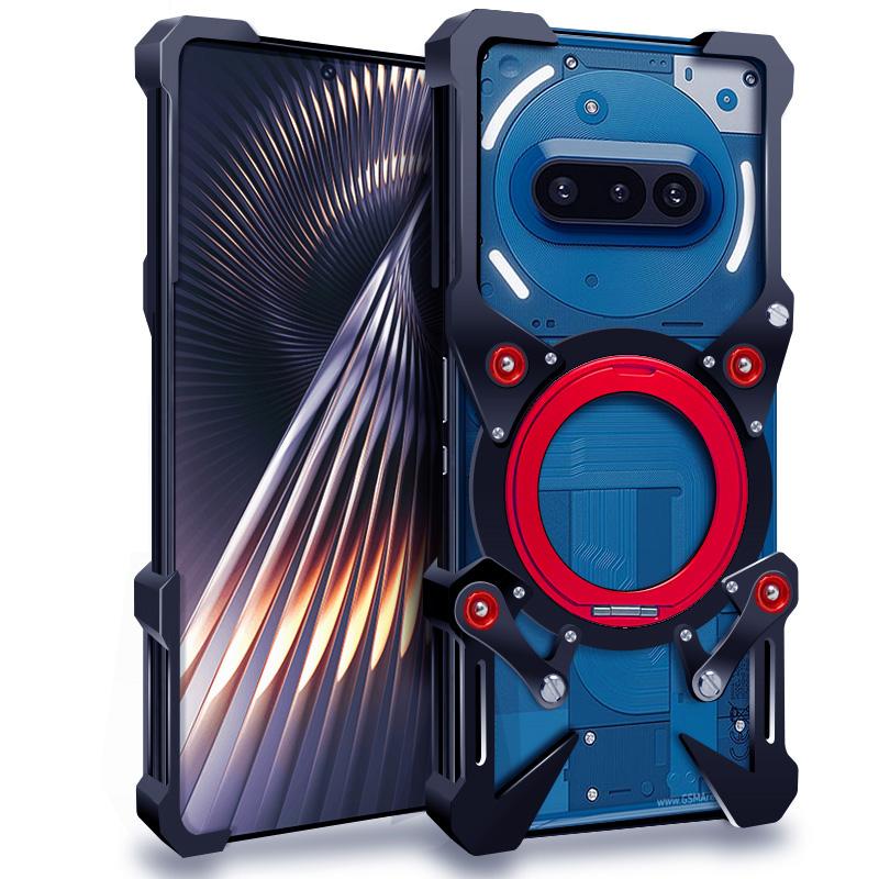 Luxus Thor Heavy Duty Rüstung Metall Aluminium Handyhülle für Nothing Phone 3A 2A 3 2 1 Pro Rückseite Fundas Coques Bumper