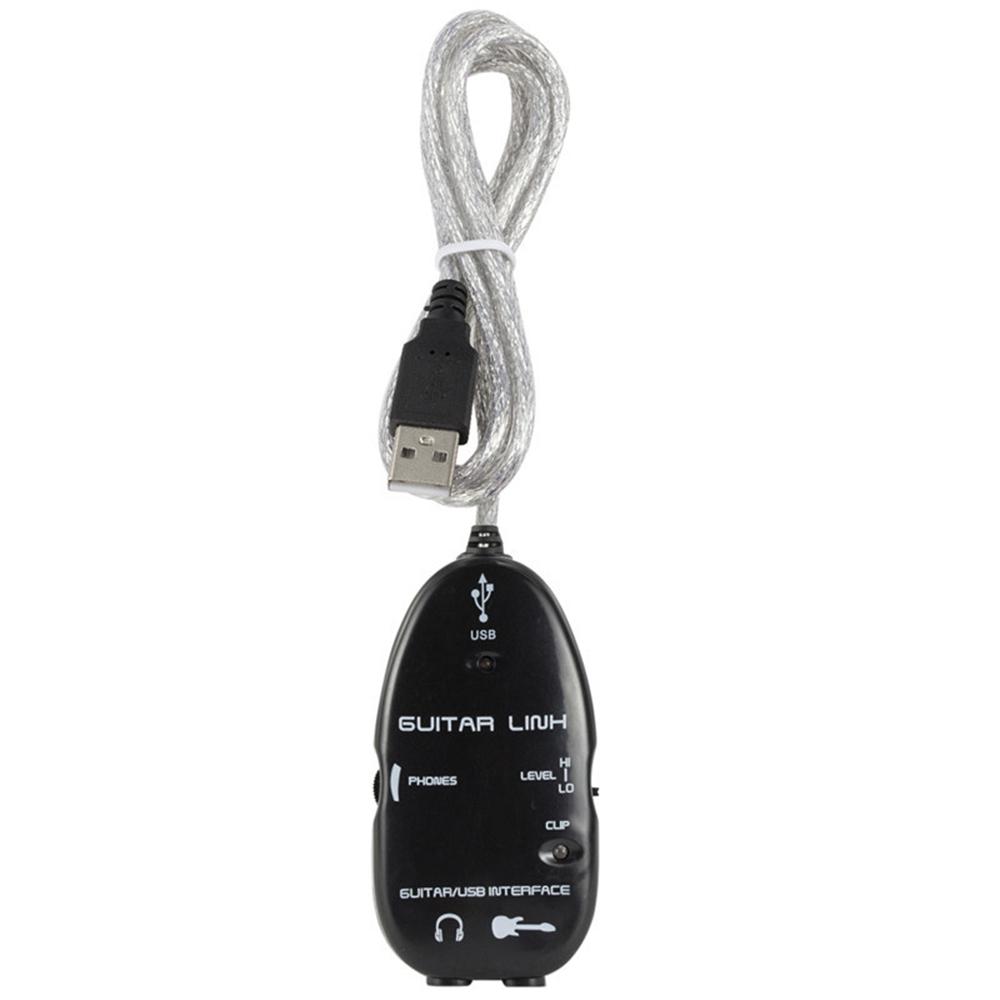 Guitar to USB Interface Link Cable Adapter   Connector Recorder for PCCelsiusComputer