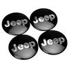 4 Pieces 56MM Car Hub Caps Tire Center Badge Covers for Jeep Wrangler JK Compass Grand Cherokee Gladiat Renegade JPB AMV1