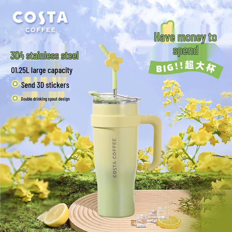 COSTA Giga 1250ml Insulated Straw Tumbler