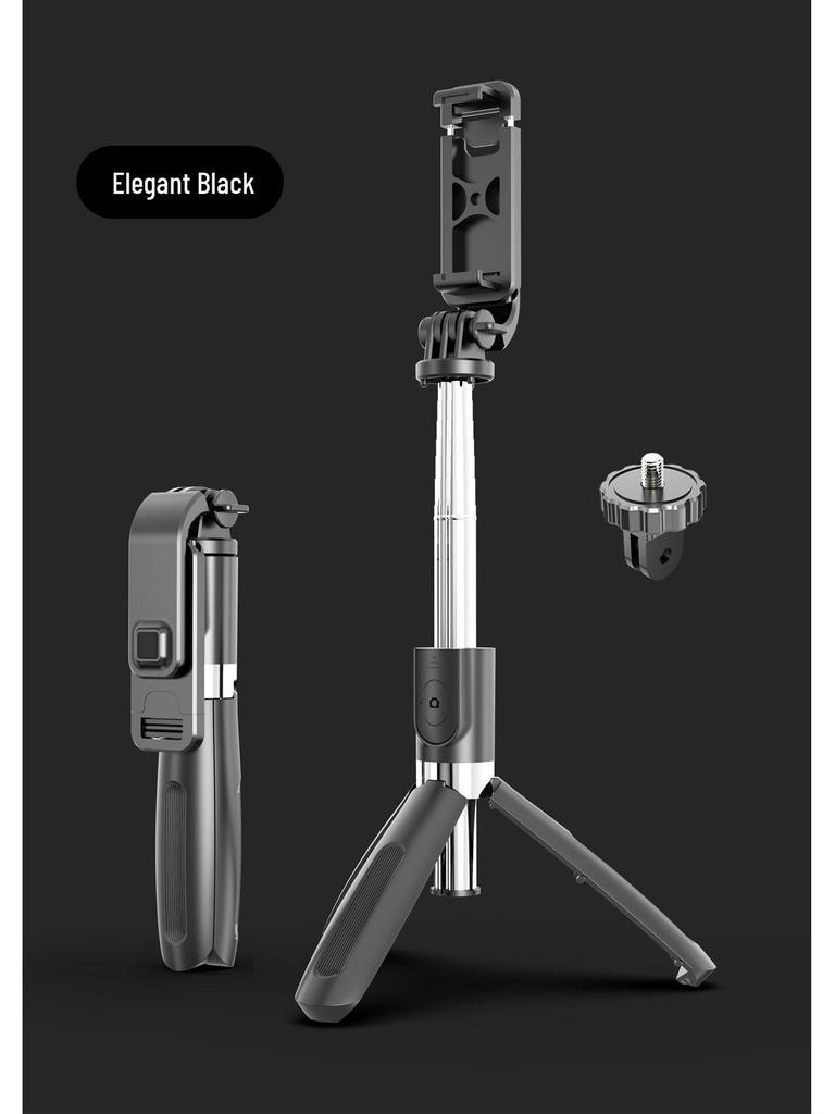 Přenosný Bluetooth Selfie Stick Stativ s Anti-Shake a Výsuvným Držákem Telefonu pro Venkovní Fotografování