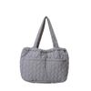 ins trendy fashion large-capacity tote bag 2025 spring new Korean version embroidered thread diamond shoulder bag high sense