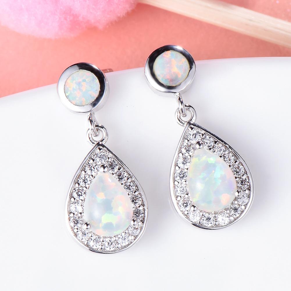 Jewelry Womens Droplet Shaped Australian Treasure Earrings 18MM * 9MM Fashionable Commuting