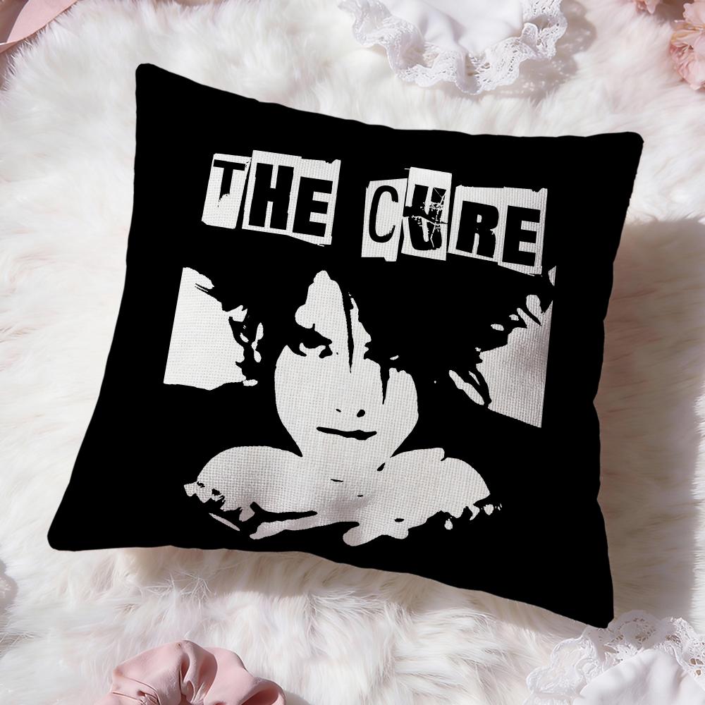 Rock Band The C-Cure Cushion Cover Premium Comfort Reversible Pillow Cove -Two in One Design for Any Room & Car Interior