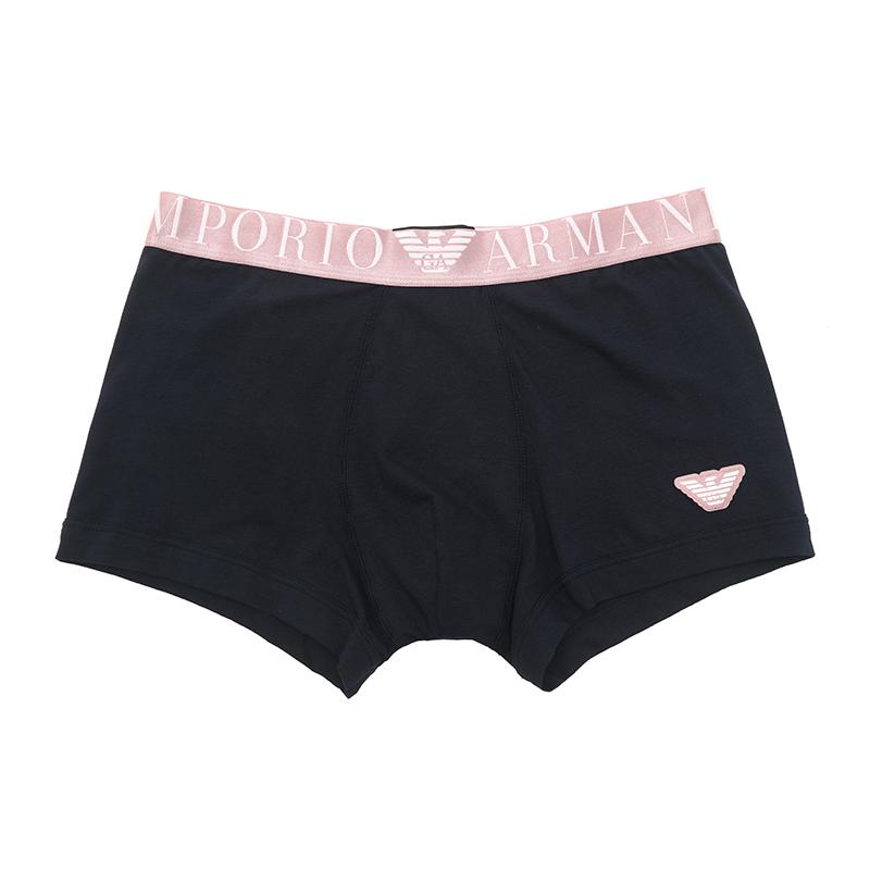 Emporio Armani Мужские боксеры с отделкой логотипом SS23 Темно-синий 111389-3R512-00135 XL