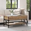 Artisan Oak Coffee Table 100 X 50 X 50 Cm Engineered Wood