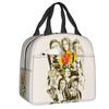 Custom Vintage Film Quentin Tarantino Lunch Box Pulp Fiction Kill Bill Thermal Cooler Food Insulated Lunch Bag Portable Tote Bag
