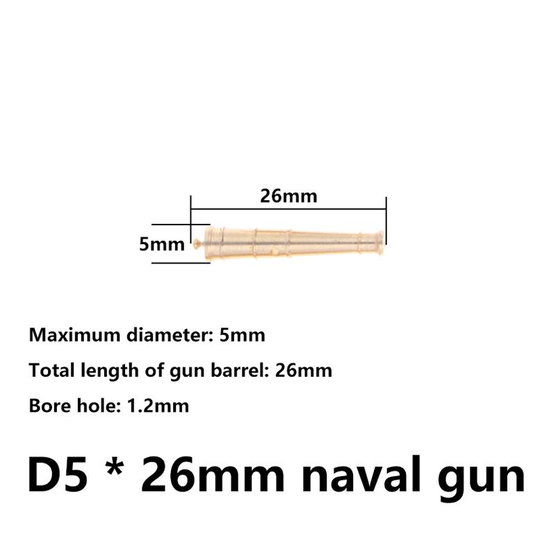

Ancient Ship Model Accessories High Quality Cnc Brass Cannons Sailboat Guns Fittings 4 Sizes Ship Model Ship Guns A3