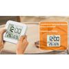 ABS Timer And Humidity Meter Stay Organized With Waterproof Shower Clock Humidity Thermometer Cycle