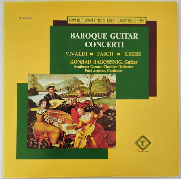 

LP Record ANTONIO VIVALDI JOHANN FRIEDRICH Baroque Guitar Concerti QTVS34547 Turnabout 1981 US Classical Used