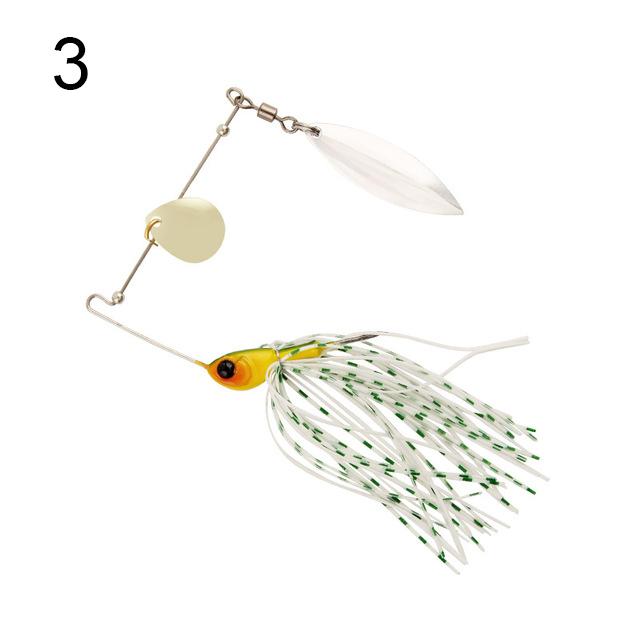 1PCS Rotating Metal Fishing Lure Five-color Composite Rotating Sequin 10.5g Perch Catfish Bait Light Sea Fishing Fishing Gear