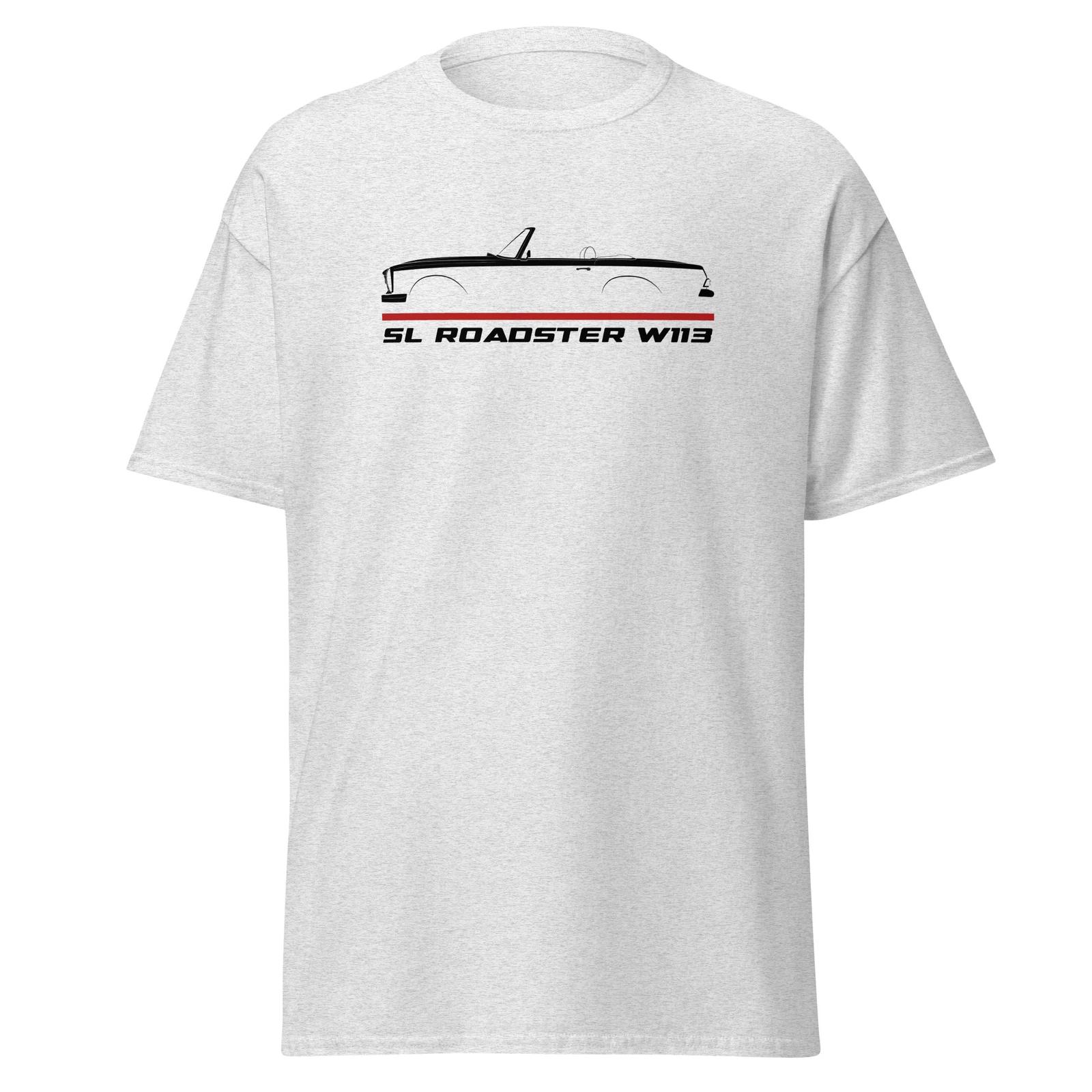 Premium T-Shirt For Mercedes SL Roadster W113 1963-1971 Car Fans Birthday Gift S