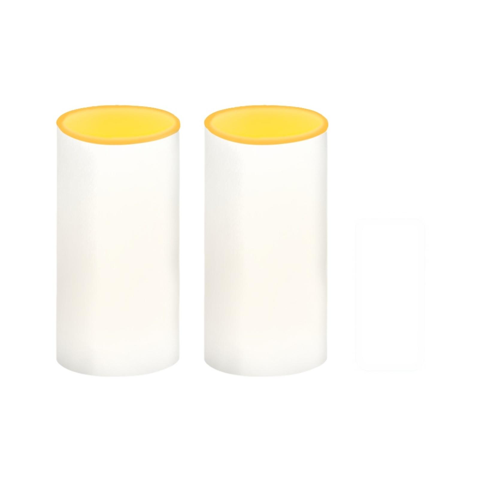 

6-inch Candle With Personalized Pattern And 18-button Remote Control 2-piece Set One Size белый