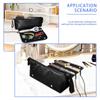 Portable Curling Iron Organizers Multiple Compartment Storage Bag Water Resistant Fabric For Travel Accessories