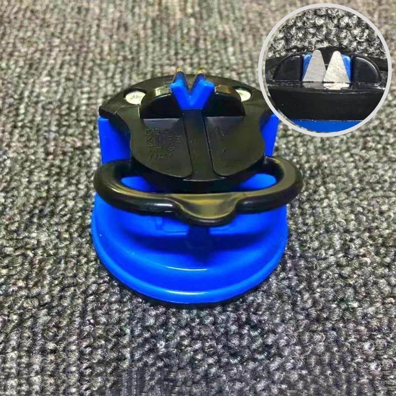 

Портативна червона точилка на присосці, інструмент, підходить для дому, кухні, інструмент для нарізання фруктів, вуличні побутові аксесуари для точилки S синій