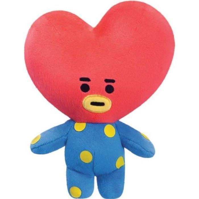 Peluche - AURORA - BT21 Tata - Noir - 15x10x18cm - Pour enfants à partir de 3 ans