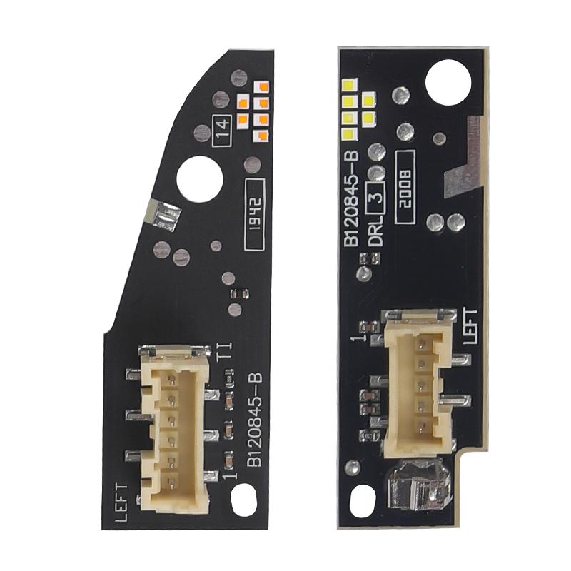 DRL 2GM.998.478 Turn signal Board B120845-B For VW T-CROSS Tcross LED Headlight Module B120846-B 2GM.998.479 Brightly White 2pcs Left