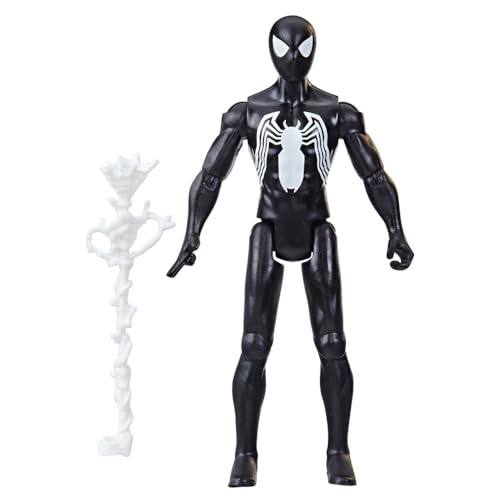 Hasbro Marvel Spider-Man Epic Hero Series Symbiote Suit Spider-Man 4-inch (10cm) Action Figure with Accessories, Ages 4 and Up, F8369, Authentic
