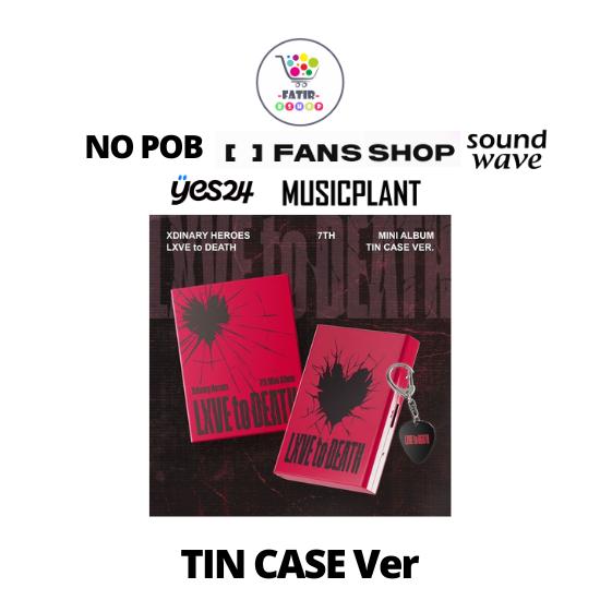 Select POB TIN CASE Ver Xdinary Heroes 7th Mini Album LXVE to DEATH