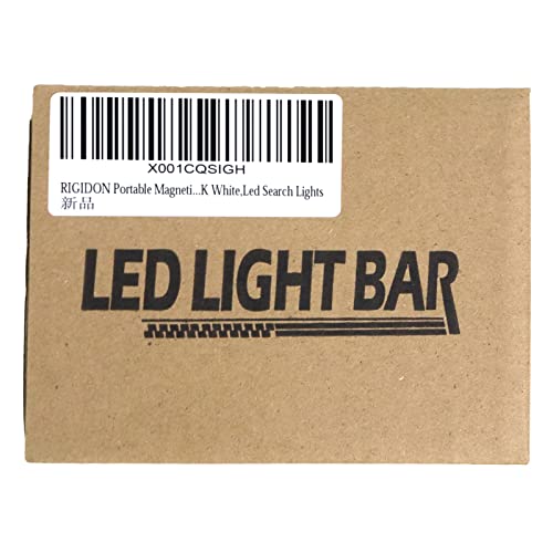 Luz de trabalho portátil, 4 polegadas, 27 W, redonda, 6000 K, à prova d'água, à prova de poeira, universal para 12 V/24 V