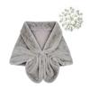 Trendy Ladies Shawl Set Large Size Wrap Polyester Furs Shawl Cold Weather Comfortable and Fashionable Outerwear