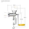 Multifunctional Manual Meat Grinder Cooking Tools Portable Handheld Making Mincer Hand Crank Accessories Kitchen Supplies