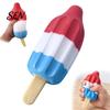 Squishy Toys for Adults Rocket Ice Cream Squeeze Toy, Cute Popsicle Shape Fidget Soft Anxiety Relief Gifts Rebound Stress Ball Relief, Gift Kids Desk