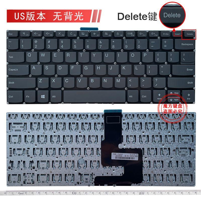 

Ru for Lenovo IdeaPad 330 S145-14AST/14igl/14igm/14iwl/14ikb Keyboard [New] no backlight DEL key